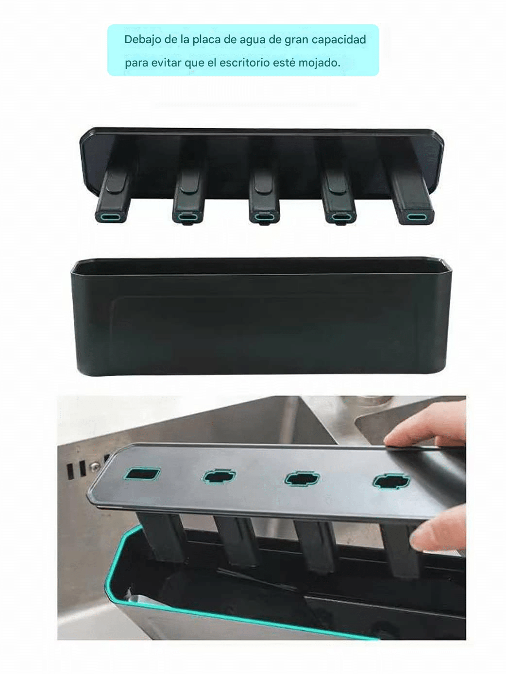 CEPILLOS KIT DE LIMPIEZA 4EN1 Con base - Imagen 3