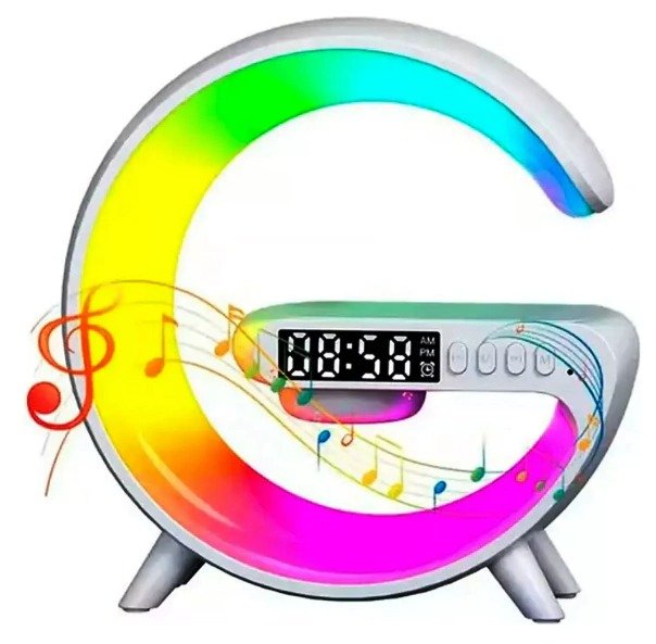 PARLANTE Lampara Inteligente MINI 4en 1 Cargador Altavoz BT G63 - Imagen 2