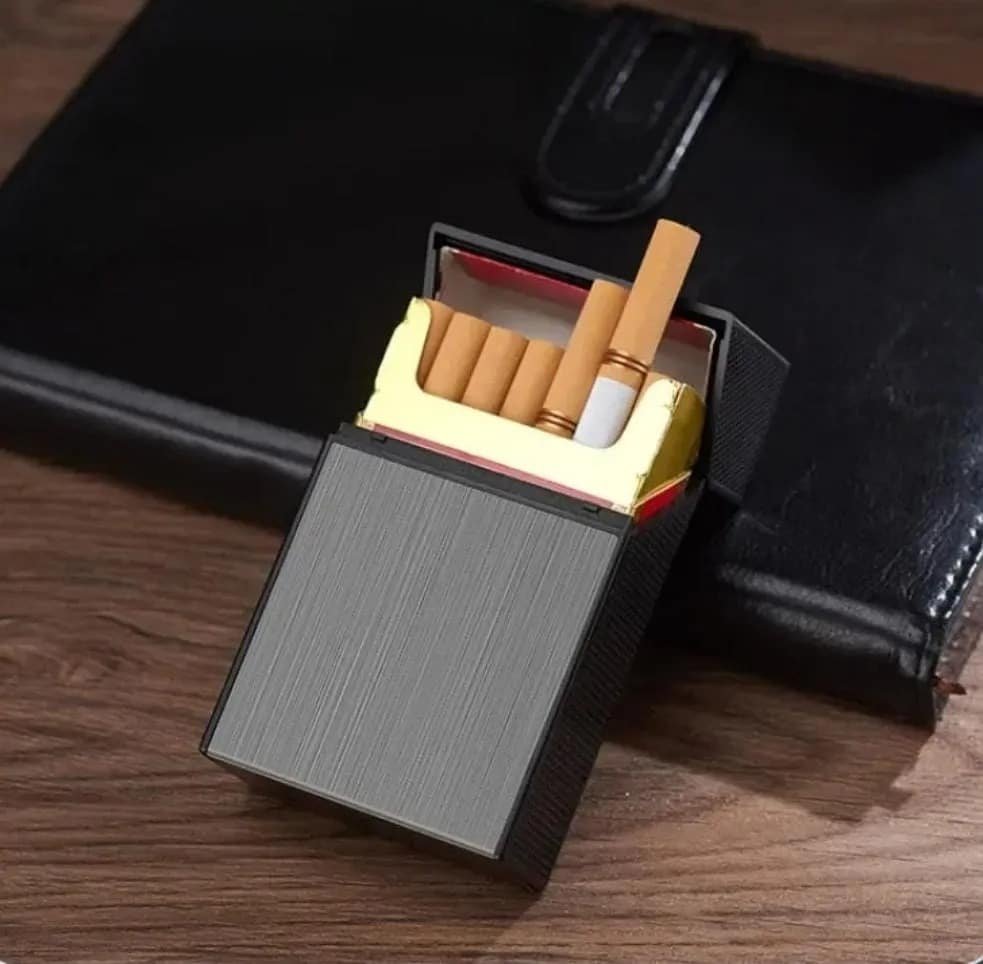 ENCENDEDOR DE LUJO RECARGABLE USB plata 20filtros - Imagen 4