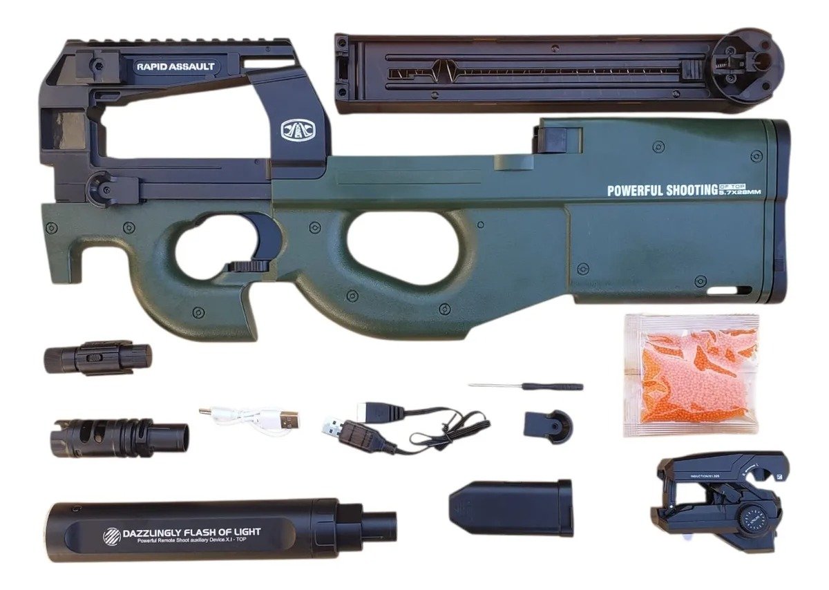 JUGUETE GIGANTE HIDROGEL electric P90 Juguete Gelsof Verde - Imagen 4