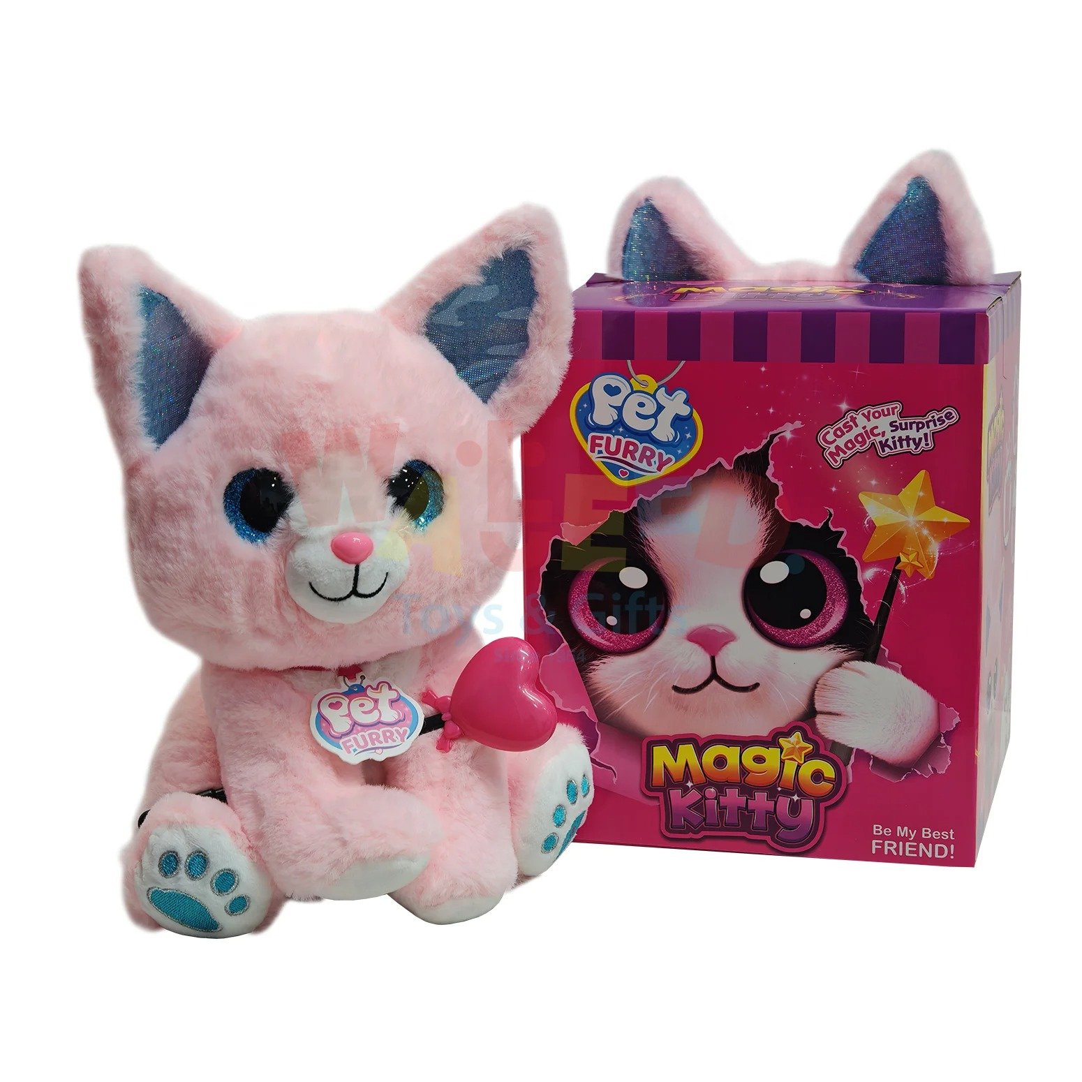 MUÑECO Peluche de gatito mágico peludo