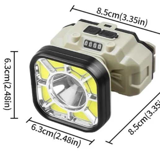 LINTERNA Minera cabeza HX826xS reflector recargable - Imagen 5