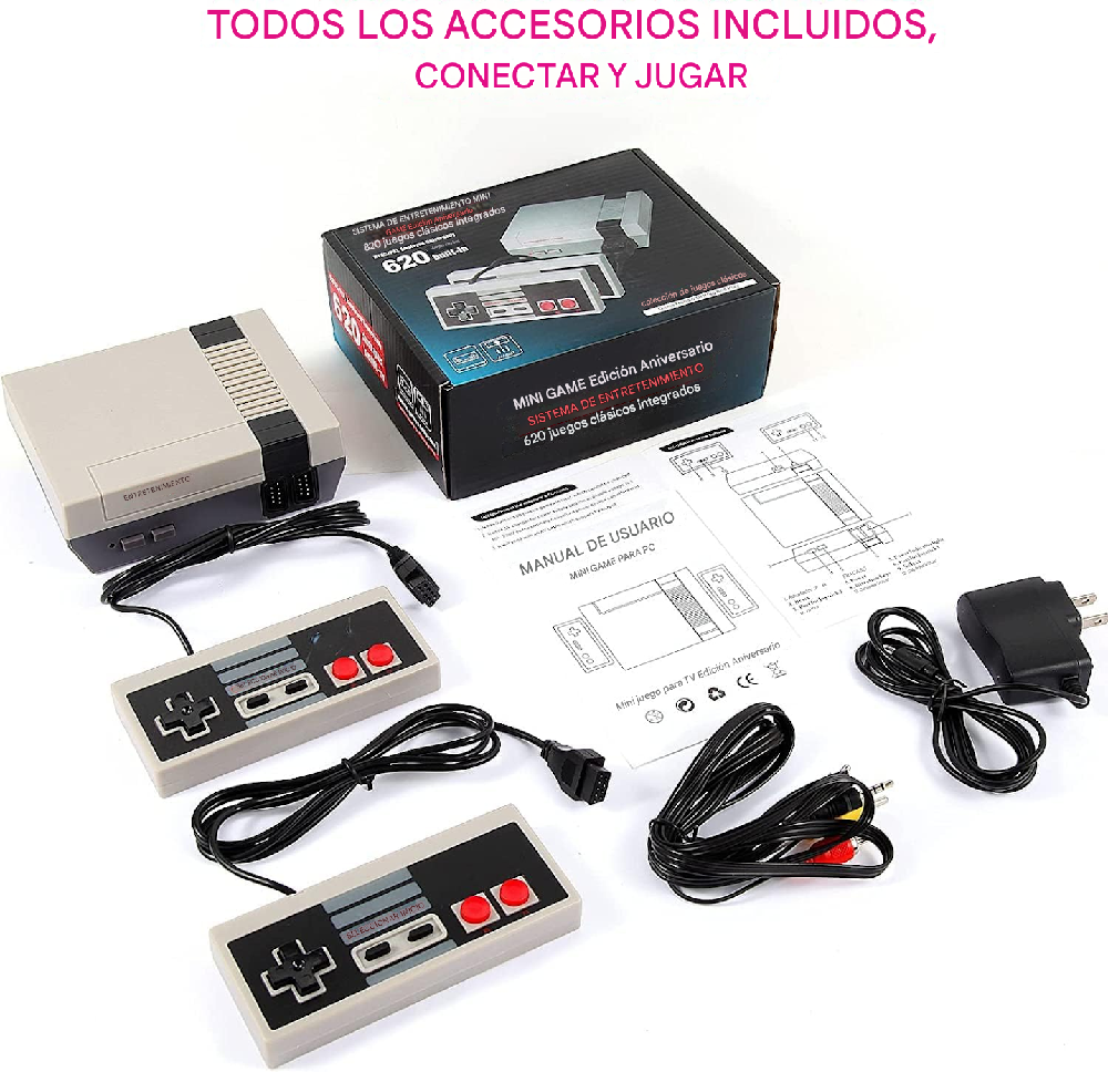CONSOLA 620 juegos Reproductor portátil classic minigame - Imagen 5