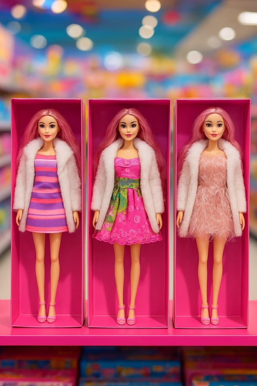 JUGUETE muñeca Abrigo, Sombrero Y Calcetines - Imagen 3