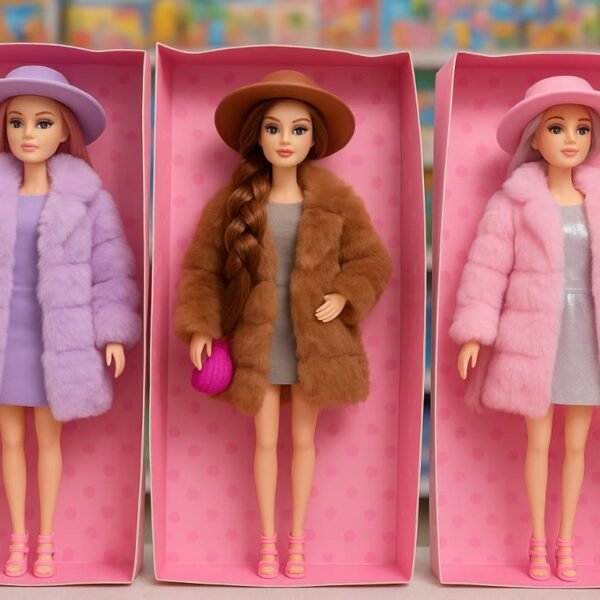 JUGUETE muñeca Abrigo, Sombrero Y Calcetines