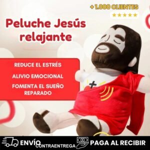 MUÑECO Peluche Jesús que Respira Movimiento musical AZUL