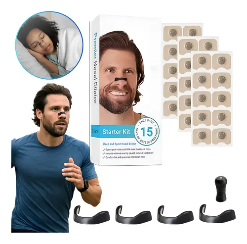Kit De Dilatador Respiración Nasal Antirronquidos 15pcs