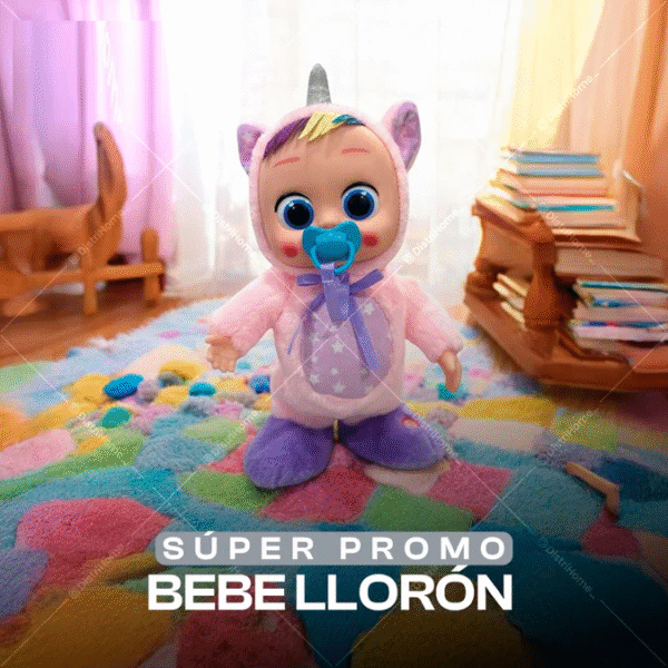 JUGUETE Muñeco Bebé Lloron De Simulación Con Sonido Móvil