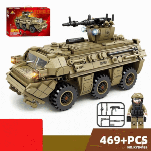 JUGUETE tanque vehicula gigante armable 468piezas kazi 19x10x12 c,m