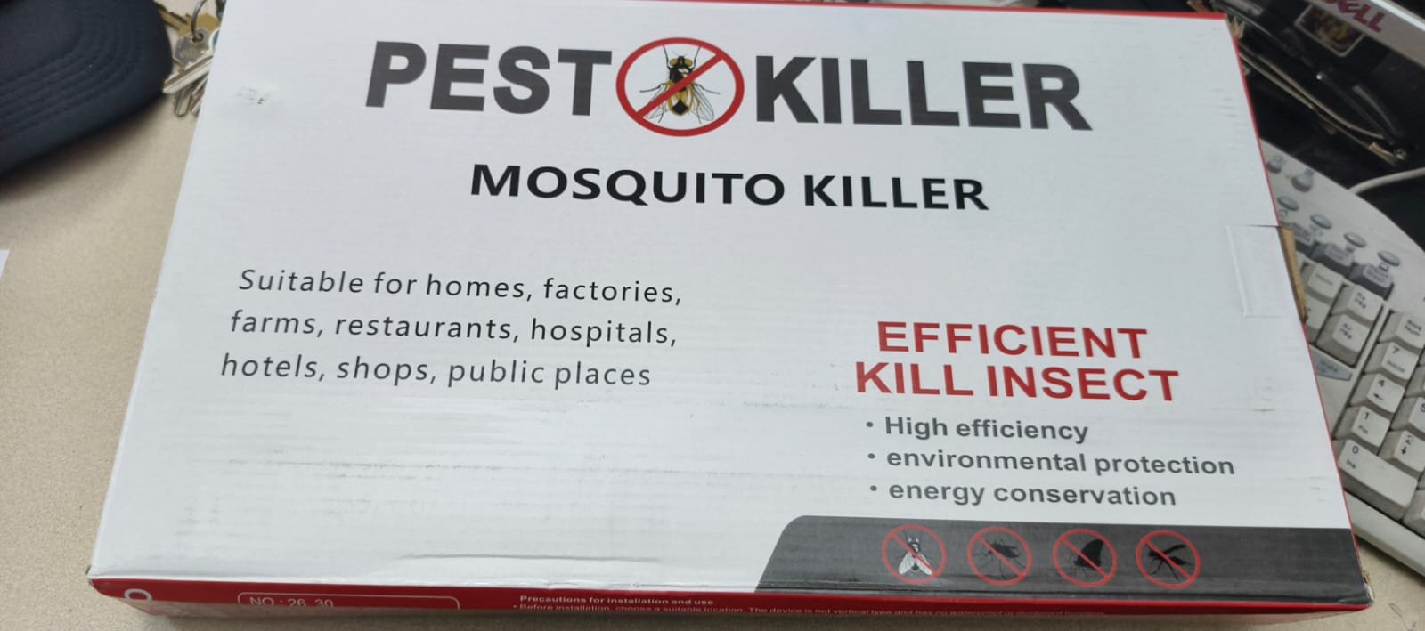 LAMPARA LED ELECTRICAL MOSQUITO ANTI-ZANCUDOS KILLER pestkiller 40cms - Imagen 6