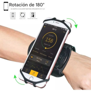 GANCHO PORTACELULAR Caucho Para Brazo, Uso En Deportes, Fitnees