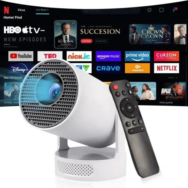 PROYECTOR Mini Projector, HY300Ultra Portable Projector with WiFi (xupermagis)