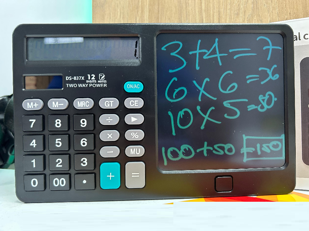 CALCULATOR solar ds-837x Calculadora, tableta LCD - Imagen 2