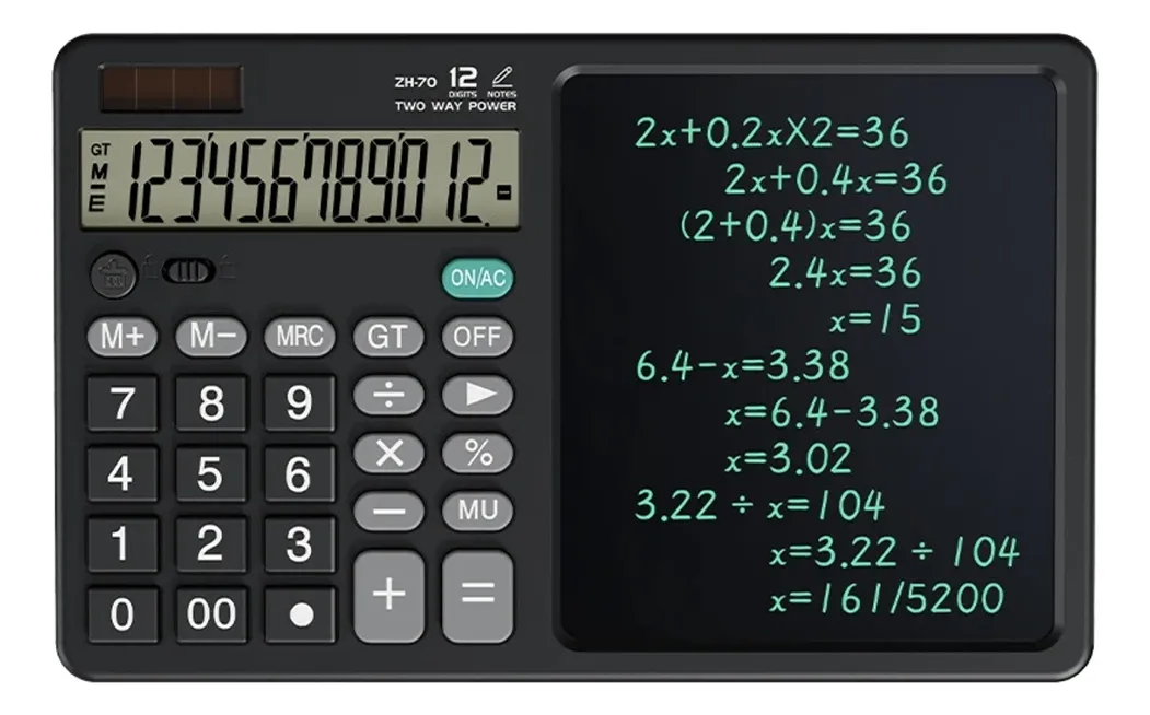 CALCULATOR solar ds-837x Calculadora, tableta LCD - Imagen 4
