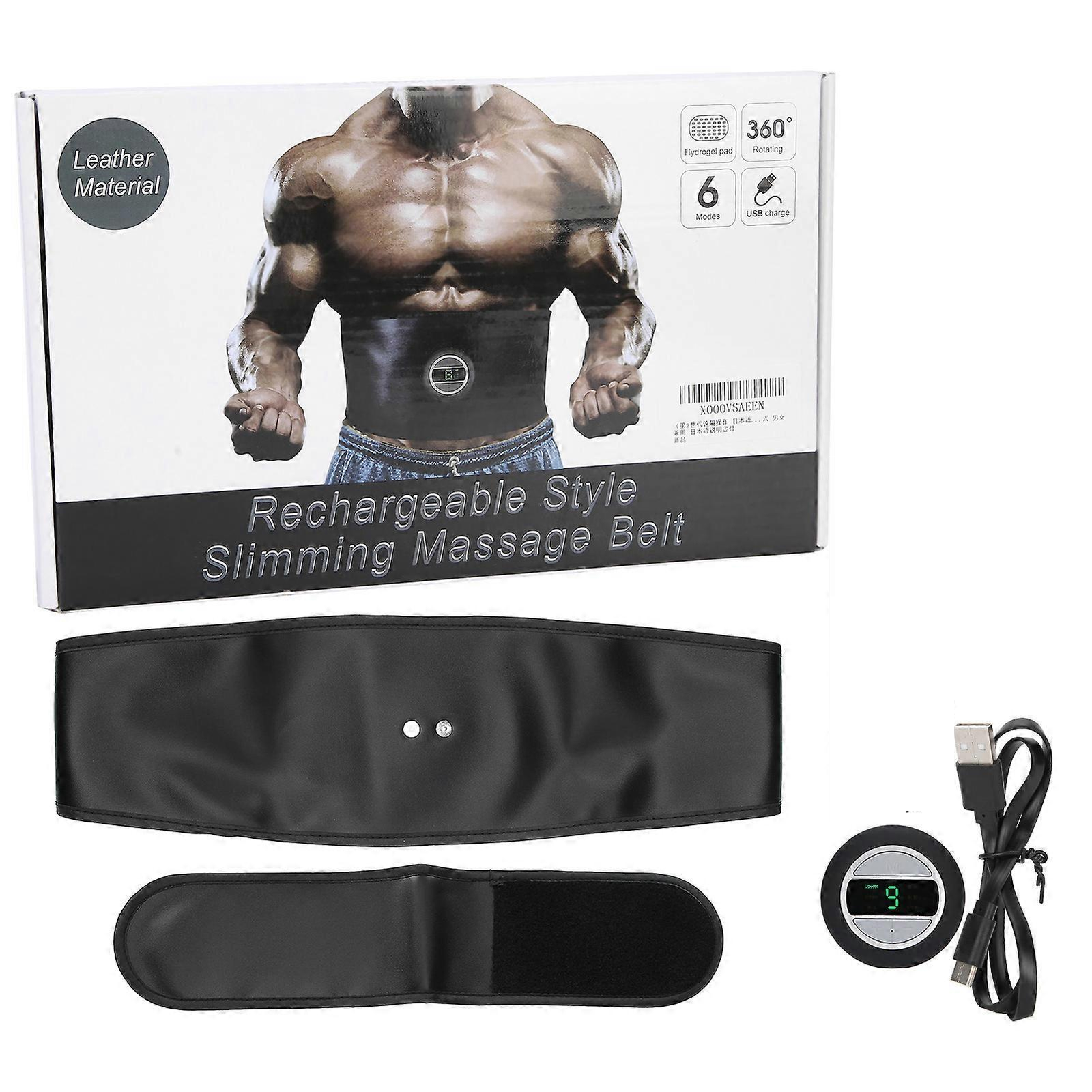 GIMNASIA abdominal estimulador rechargeable style slimming massage belt