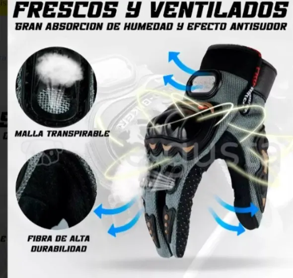 GUANTES para motocicleta pro biker mcs-01c - Imagen 3