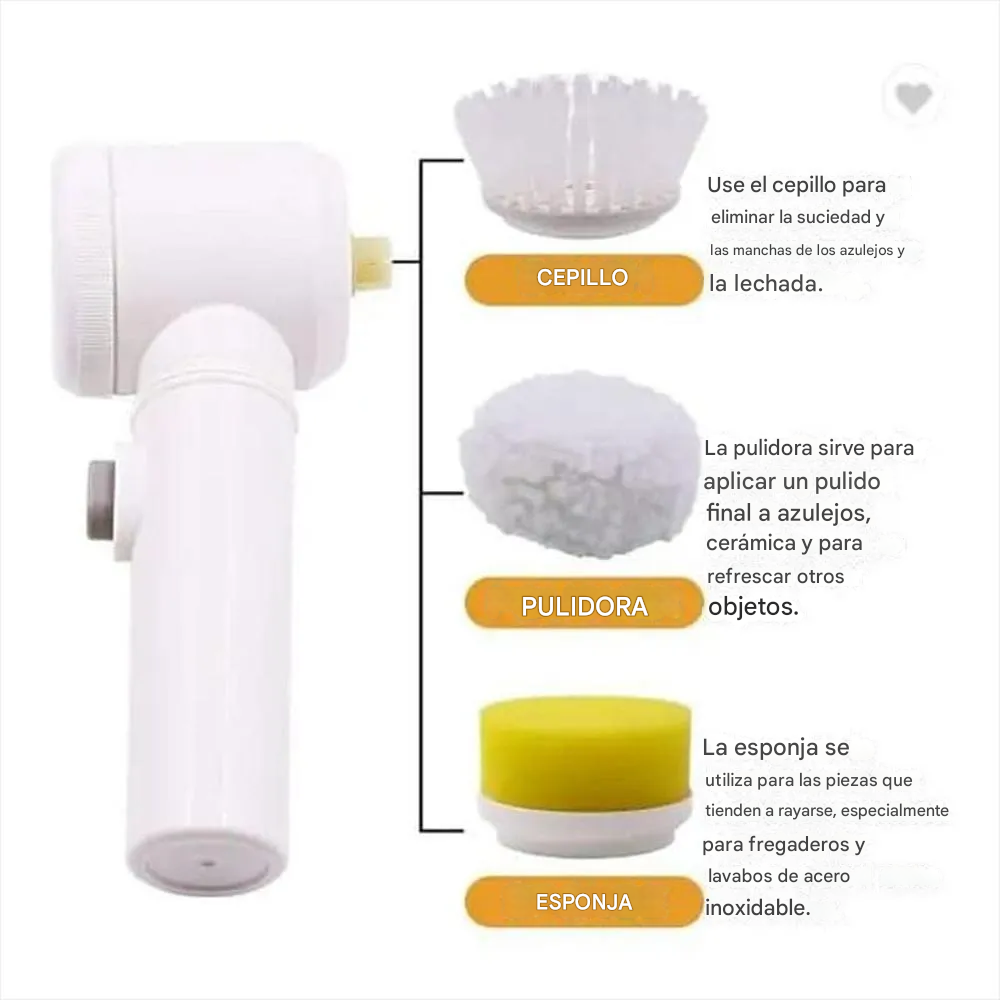 CEPILLO magic brush recargable 5en1 - Imagen 3