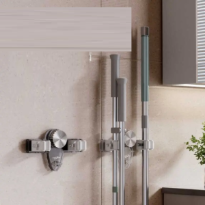 PORTA ESCOBAS MOP CLAMP SUCTION CUP