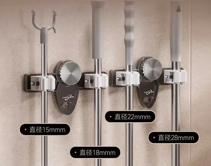 PORTA ESCOBAS MOP CLAMP SUCTION CUP - Imagen 4