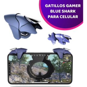 GATILLOS  SMARTPHONE L – R Ch-5 Blue Shark Shooter Botón Disparador Para Pubg