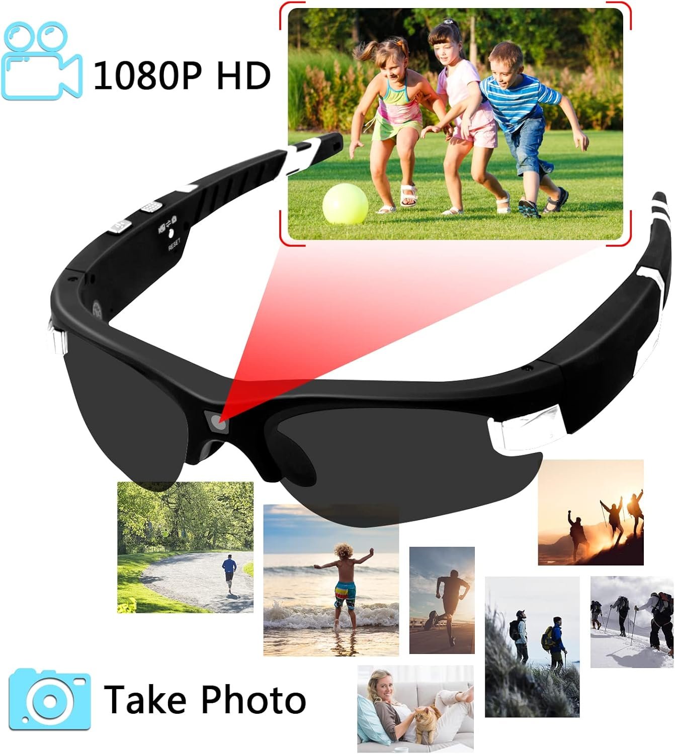 GAFAS CAMARA ACCION DEPORTAVA Andowl Q-SC5000 - Imagen 6