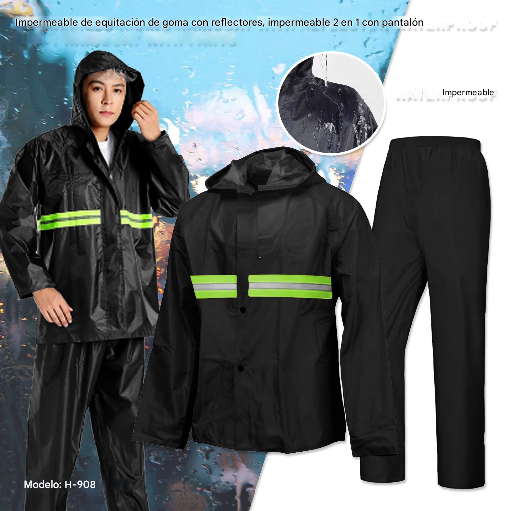 TRAJE DE LLUVIA IMPERMEABLE CON BOTAS Raint SUITE ST-215 - Imagen 2
