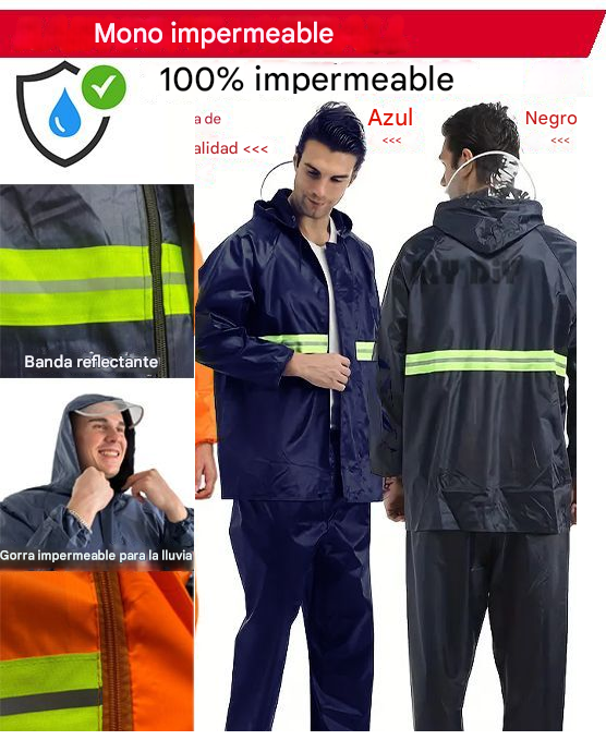 TRAJE DE LLUVIA IMPERMEABLE CON BOTAS Raint SUITE ST-215 - Imagen 5