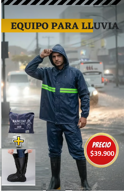 TRAJE DE LLUVIA IMPERMEABLE CON BOTAS Raint SUITE ST-215 - Imagen 4