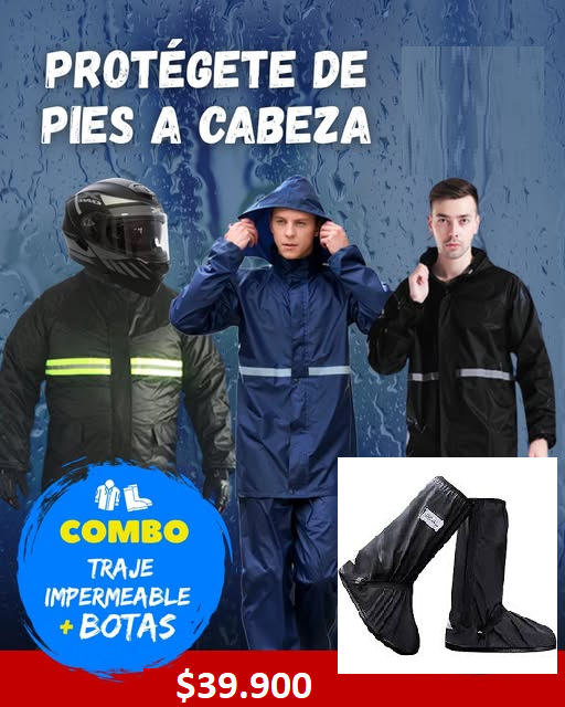 TRAJE DE LLUVIA IMPERMEABLE CON BOTAS Raint SUITE ST-215 - Imagen 6