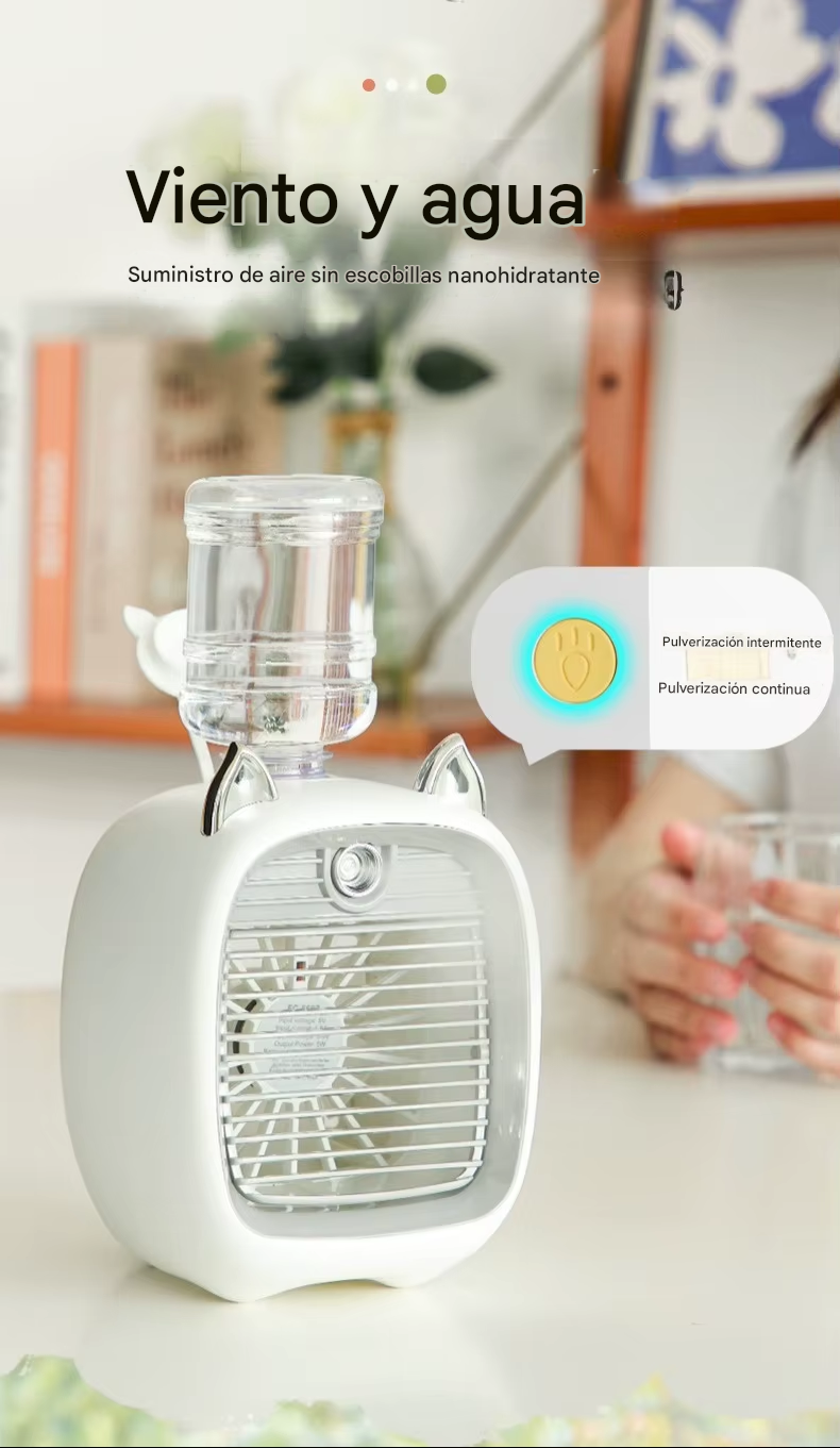 VENTILADOR HUMIFICADOR Little Fox Aire acondicionado - Imagen 2