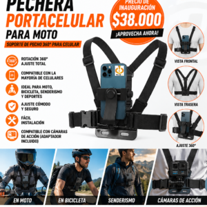 PECHERA GANCHO portacelular live Streaming profesional BRACKET B-01