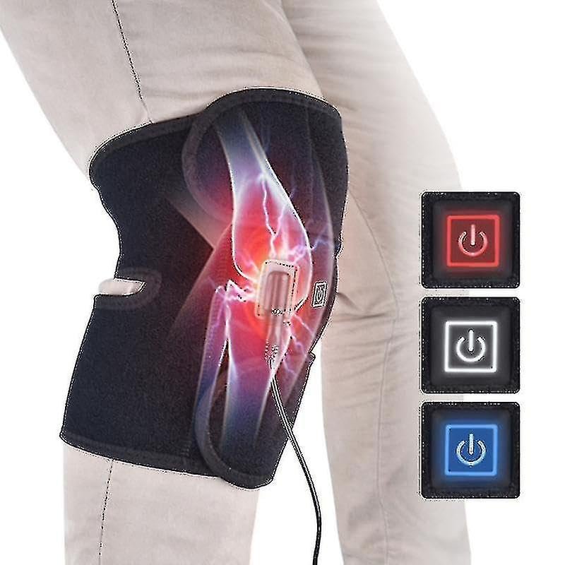 FAJA RODILLERA Almohadilla térmica 3 temperaturas, terapia térmica para el dolor articular, hinchazón, calambres y reumatismo. - Imagen 3