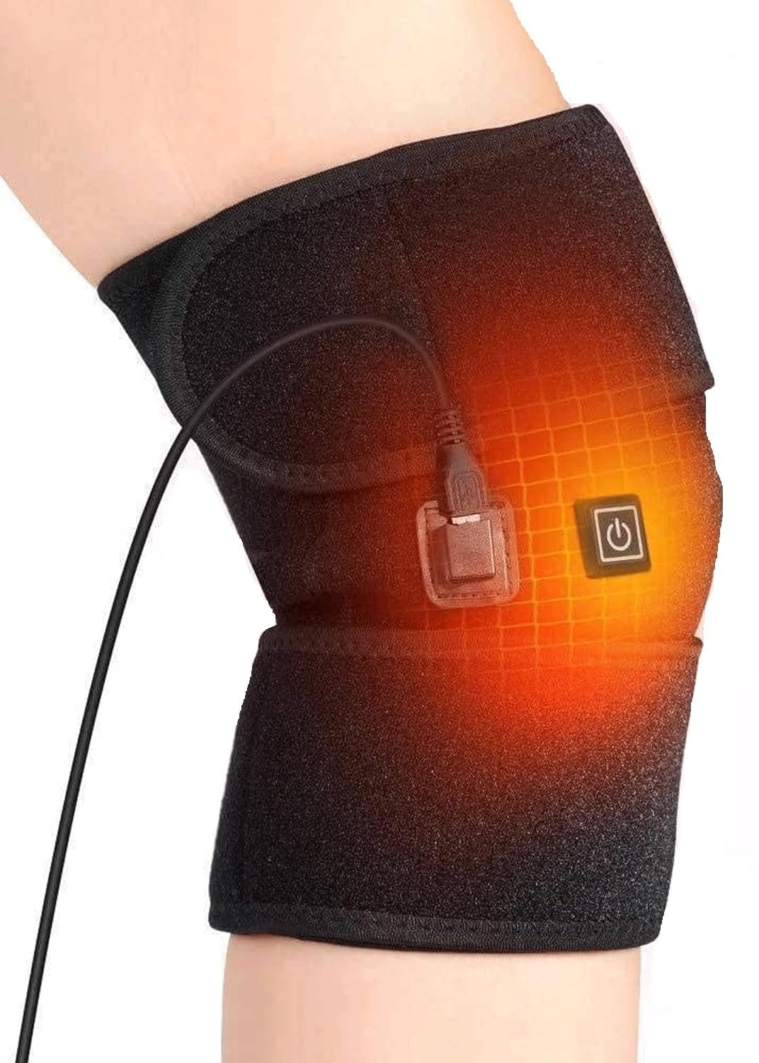 FAJA RODILLERA Almohadilla térmica 3 temperaturas, terapia térmica para el dolor articular, hinchazón, calambres y reumatismo. - Imagen 5
