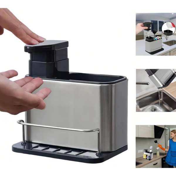 DISPENSADOR DE JABON LIQUIDO Acero Inoxidable para Pared Vansedy Modelo WSAS-01
