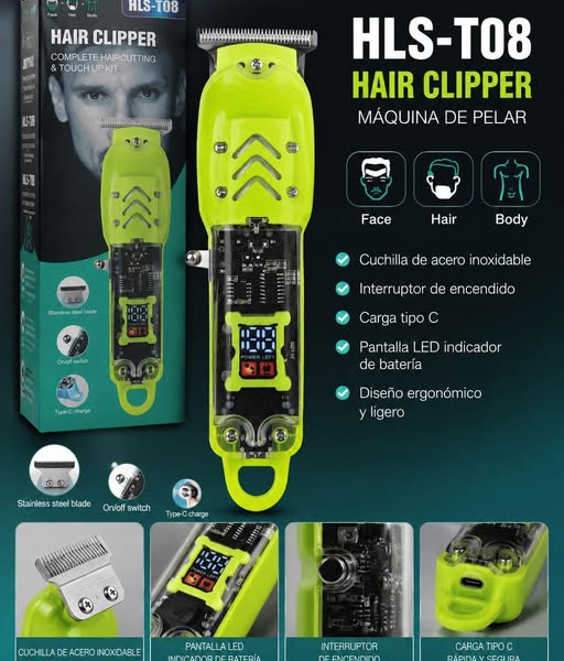 MAQUINA PATILLERA HAIR CLIPPER GYT-999