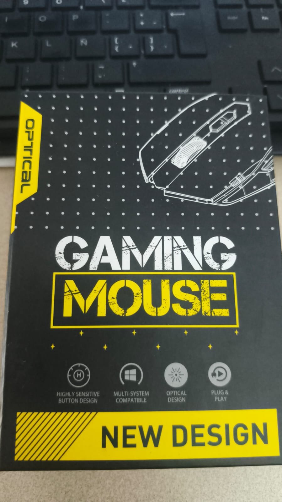 MOUSE GAMER D-110 ultraligero panal de abeja,12800 DPI, 6 botones RGB , cable sin arrastre - Imagen 17