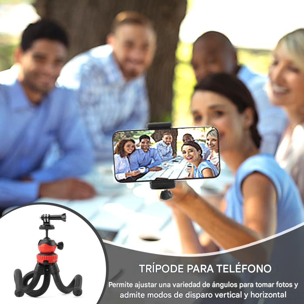 TRIPODE PARA CELULAR PULPO GRUESO FLEXIBLE - Imagen 3