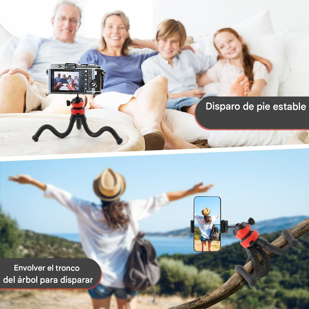 TRIPODE PARA CELULAR PULPO GRUESO FLEXIBLE - Imagen 5