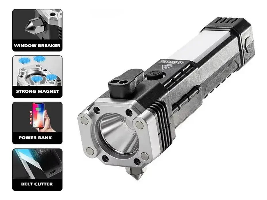 LINTERNA CAMPING TACTICA W5145 3W TORCH - Imagen 2
