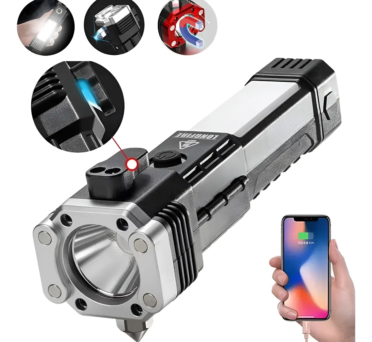 LINTERNA CAMPING TACTICA W5145 3W TORCH