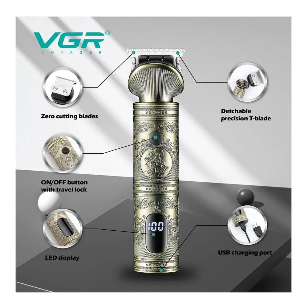 MAQUINA PATILLERA PROFESIONAL HAIR TRIMMER vgrV 962 - Imagen 2