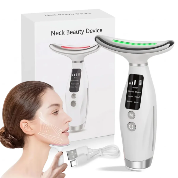 MASAJEADOR CON LUZ MED ESTIRAMIENTO FACIAL🧖🏻‍♀ HY69