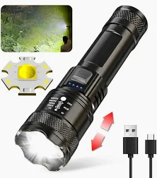 LINTERNA CAMPING TACTICA L39 Recargable usb - Imagen 4