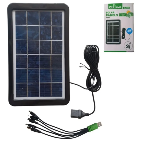 CARGADOR PANEL SOLAR Cclamp cl-0630