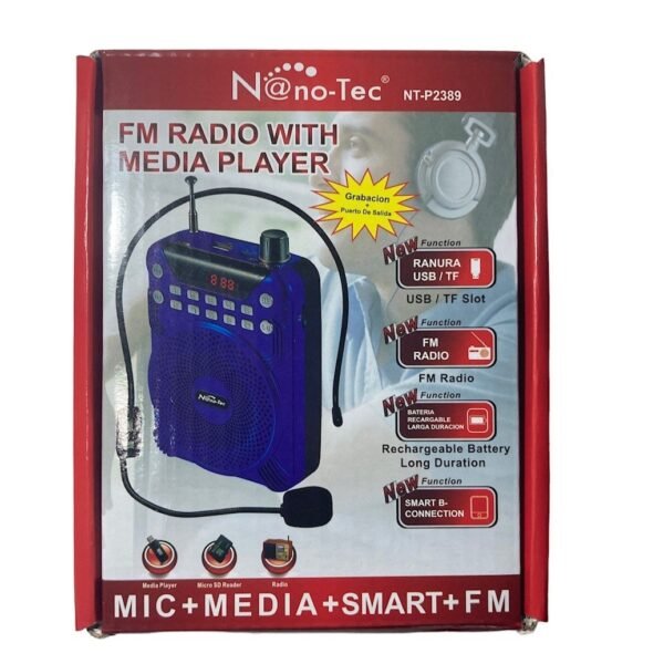 RADIO PARLANTE DIADEMA Perifoneo Nanotec-2389