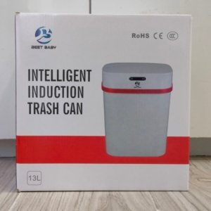 CUBO CESTA BASURA SENSOR INTELLING INDUCTION TRAS CAN  13L -27X21X28CM