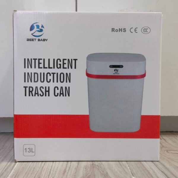 CUBO CESTA BASURA SENSOR INTELLING INDUCTION TRAS CAN  13L -27X21X28CM