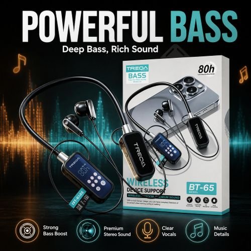 AURICULAR  TREQA BT 76 Audifonos alta calidad antiruido