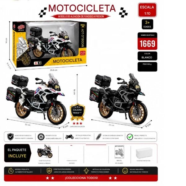 MOTOCICLETA BMW R 1250 GS Escala 1:12 Mc (copia)