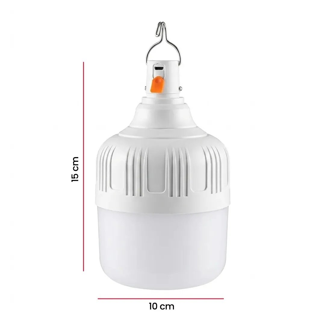 BOMBILLO emergencia recarcable 15w E27 osblack con gancho - Imagen 2